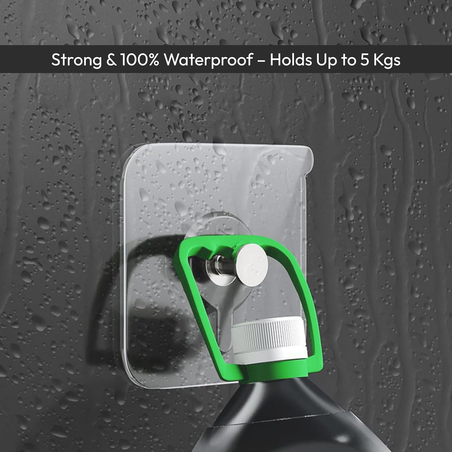 Novique Self-Adhesive Photo Frame Hooks | No-Drill | Transparent + Steel | Pack of 20 - Image 7