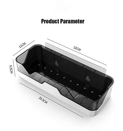 Wall-Mounted Bathroom Organizer Shelf | No-Drill Kitchen Storage Rack - Image 8